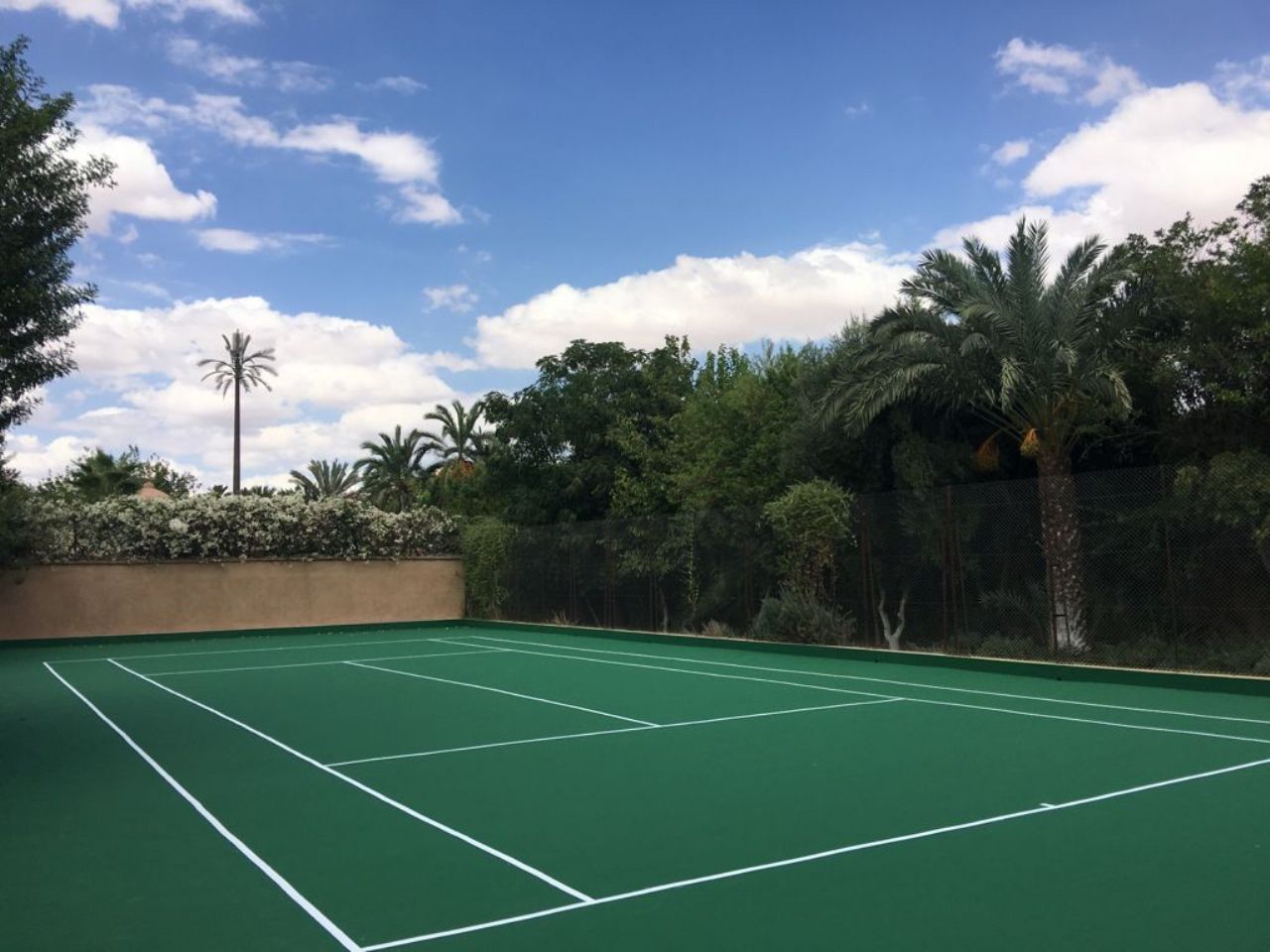 Outdoor Acrylic Tennis Court