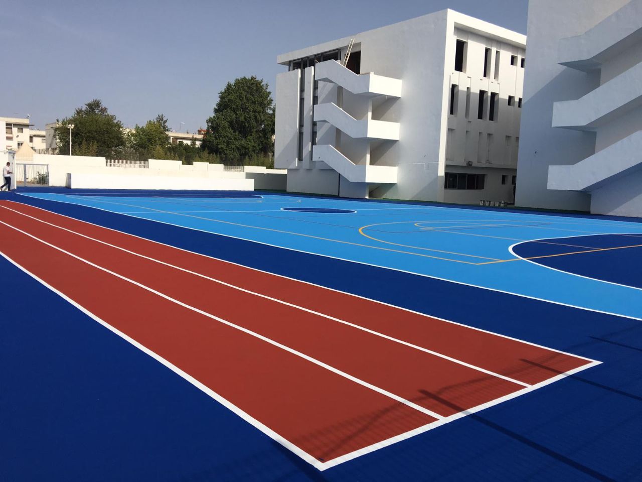 Belgium Rabat School - Outdoor Multi-Purpose Acrylic Floor Coverings