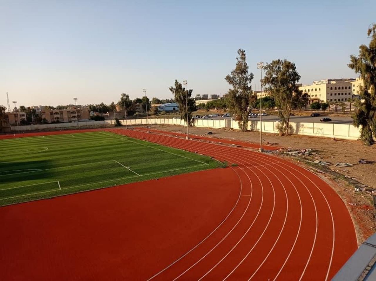 Musul Üniversitesi - PU Sandwich Sistem Atletizm Pisti Uygulaması