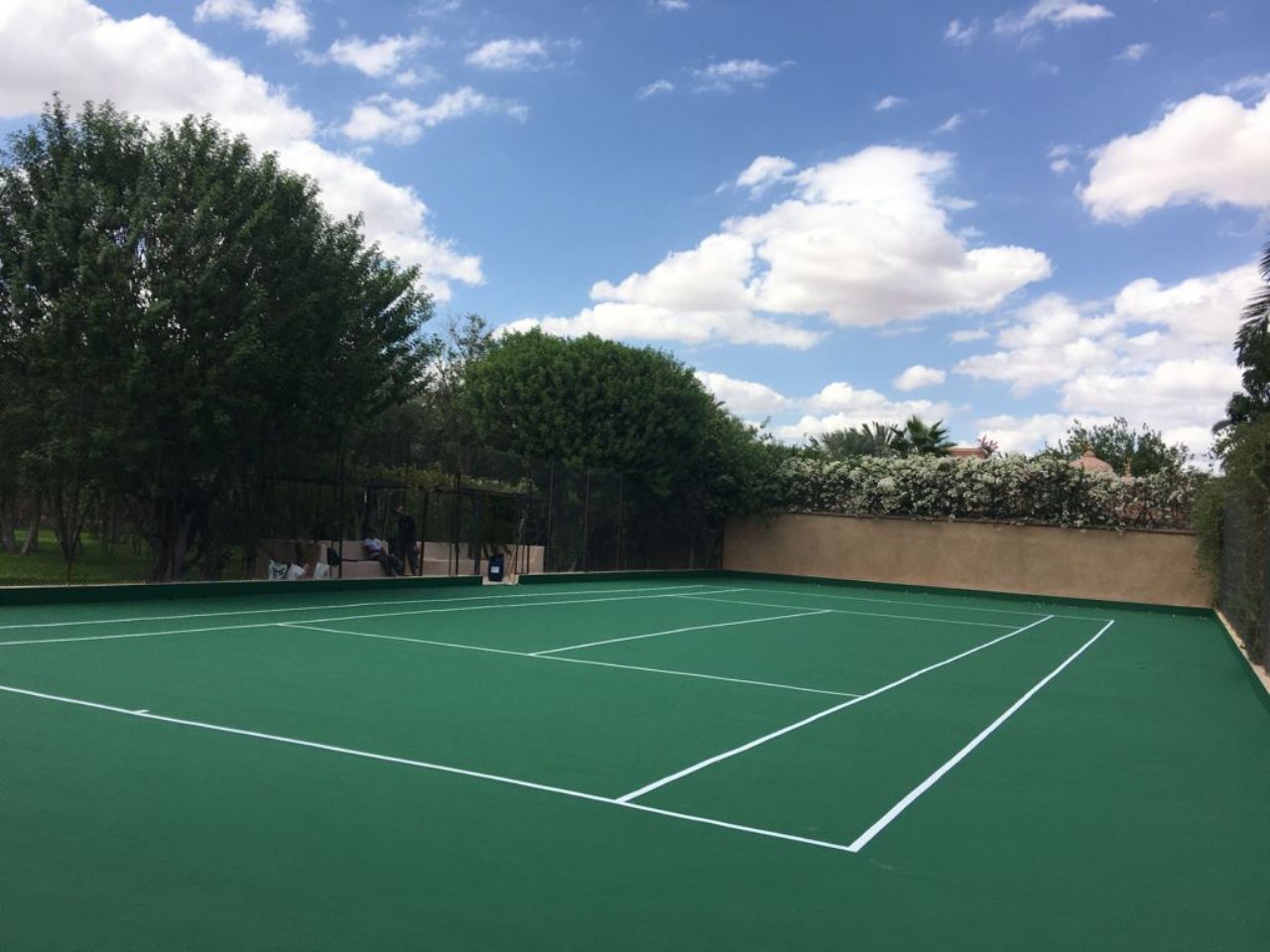 Outdoor Acrylic Tennis Court