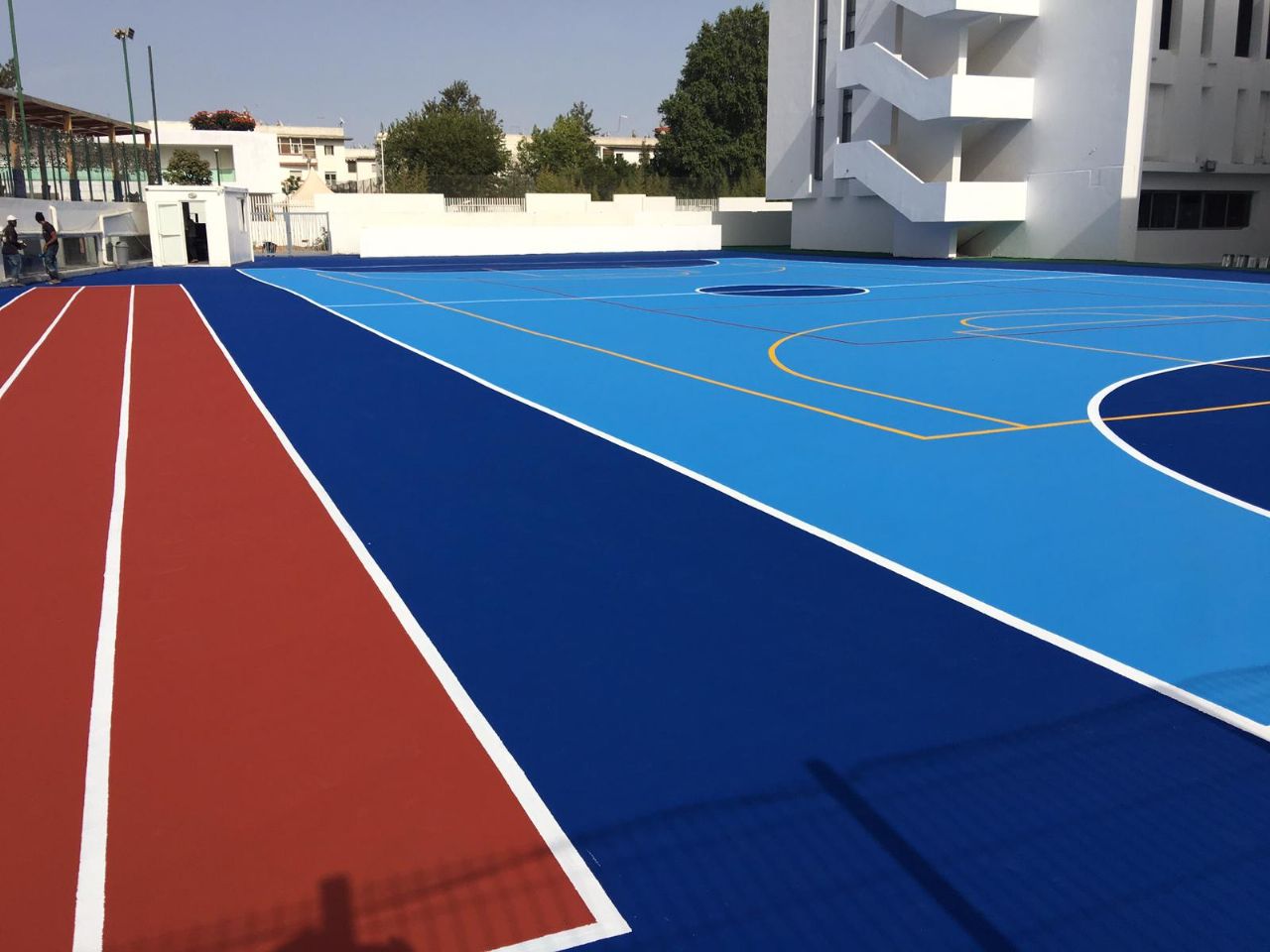 Belgium Rabat School - Outdoor Multi-Purpose Acrylic Floor Coverings