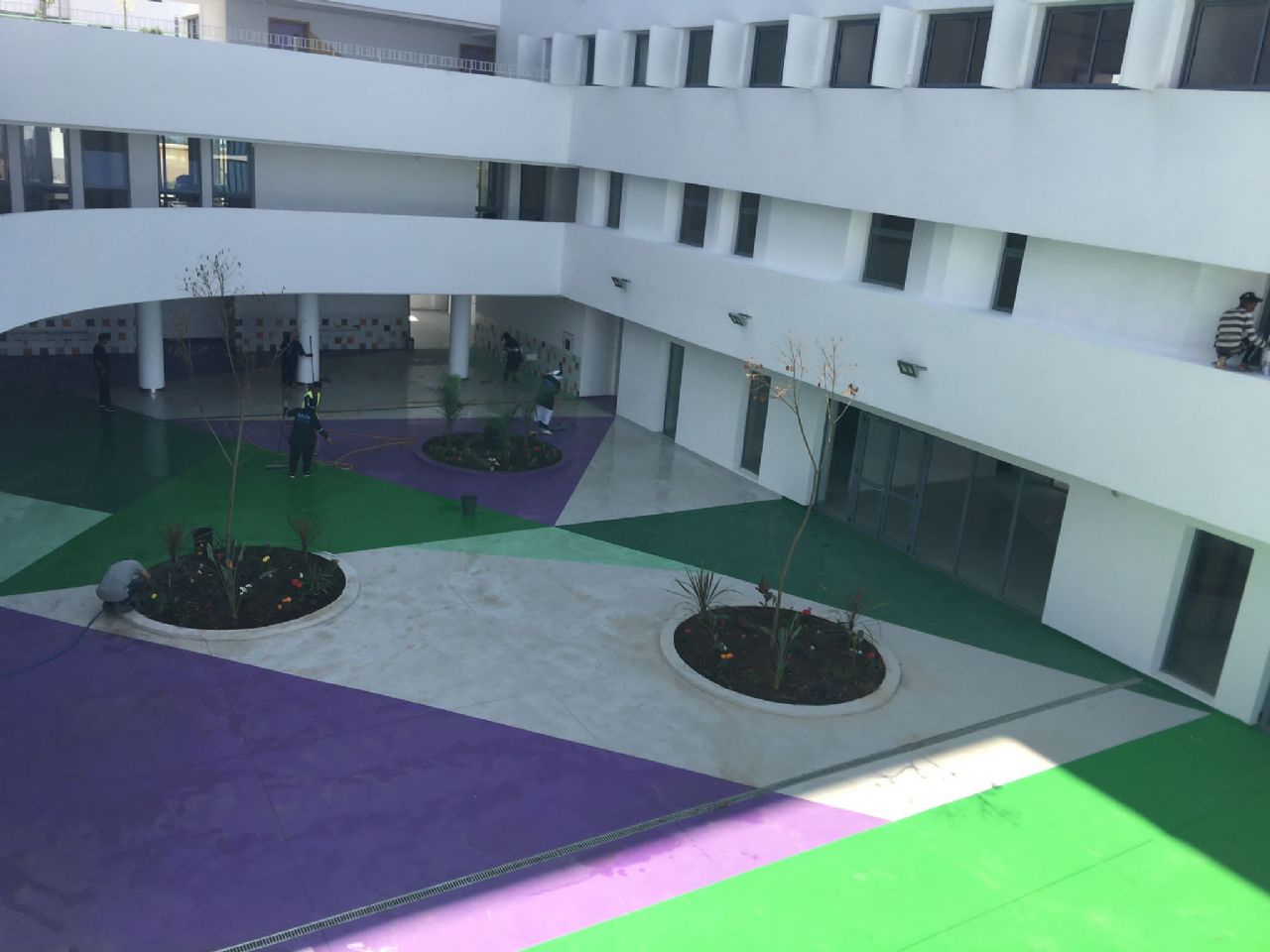 Elbilia International Secondary School - Outdoor Sports Flooring