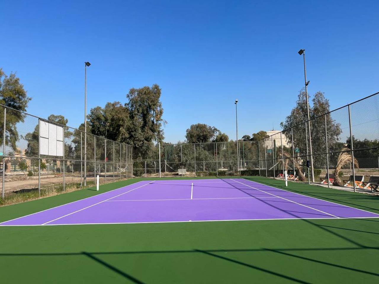 Açık Alan Tenis Kortları 